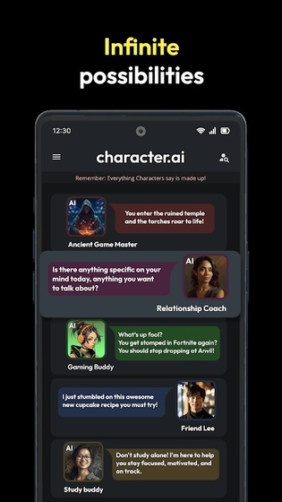 Character AI - 创建专属AI角色对话 Hero图